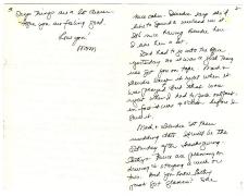 1988 Letters to Greer Lankton from Bill and Lynn Lankton