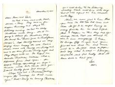 1987 Letters to Greer Lankton from Bill and Lynn Lankton