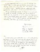 1985 Letter to Greer Lankton from Tomas Gonzales (Fan Mail)