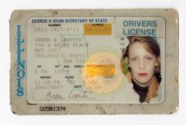 1993 - 1996 Greer Lankton's Passport, Driver's License, Money from Wallet