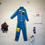 Installation Photograph Depicting Jessica Frelinghuysen, <em>Sound-Collecting Suit and Backpack</em>, 2013 at the Mattress Factory